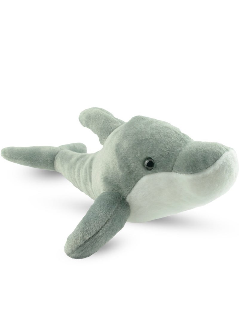 MAD TOYS Dolphine Gray Blue Cuddly Plush Animal Soft Toys Cute Sea Creature Plushy for 1+ Year - Image 1