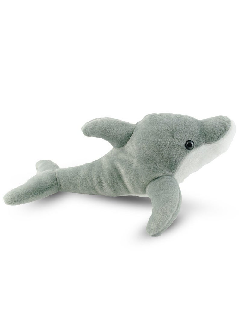 MAD TOYS Dolphine Gray Blue Cuddly Plush Animal Soft Toys Cute Sea Creature Plushy for 1+ Year - Image 2