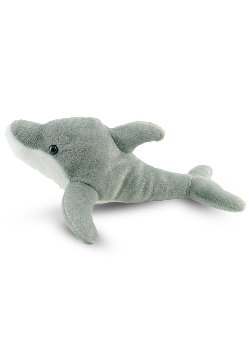 MAD TOYS Dolphine Gray Blue Cuddly Plush Animal Soft Toys Cute Sea Creature Plushy for 1+ Year - Image 3