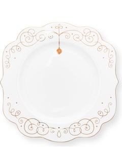 Pip Studio Royal Gold White White Porcelain Dinner Plate 28 cm  - Image 1