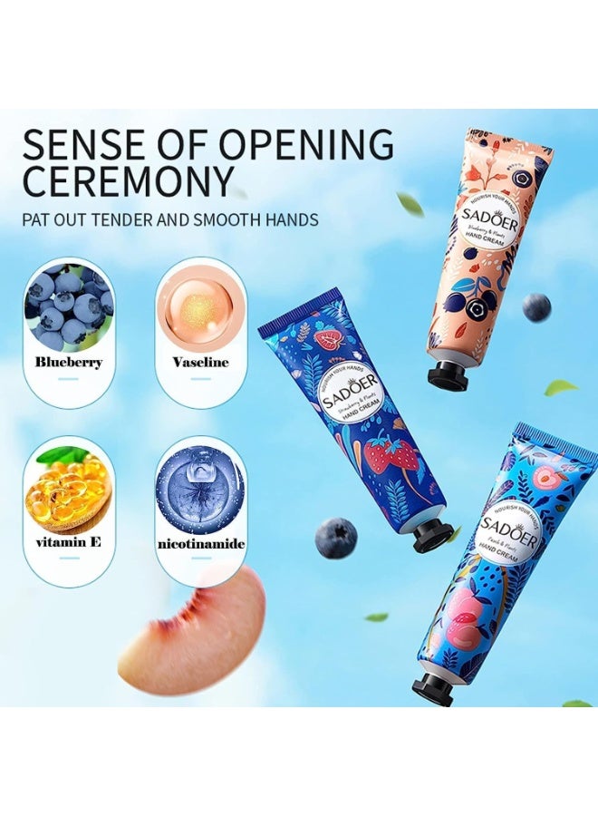 20 Pack Hand Cream Gift Set, Moisturizing Hand Care Cream Travel Gift Set, Travel Size Hand Lotion for Women, Keep Your Hands Moist, Natural Plant Hand Cream for Dry Cracked Hands - Image 4