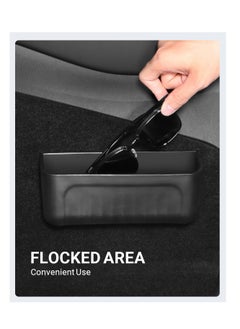 KASTWAVE Center Console Organizer for Tesla Model Y Model 3 Model S Model X, Tesla Accessories, Silicone Storage Box for Glasses, Key, Card Case, Phone, Tesla Interior Accessories, Black  - Image 5