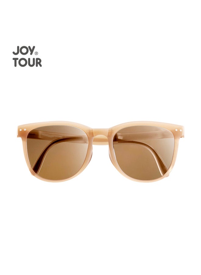 JOY TOUR Joytour Foldable Sungl, Outdoor Travel Light-blocking Anti-glare Uv Protection Gl, Autumn Tea Color - Image 2