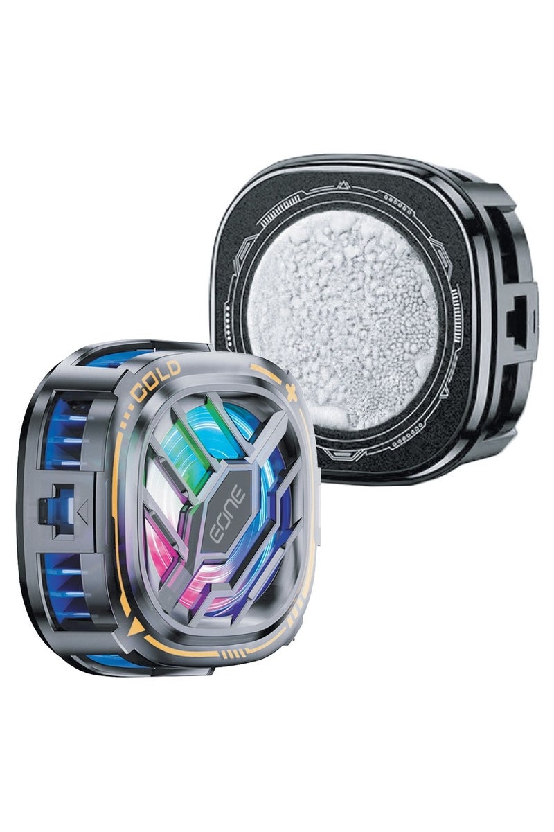 Eone Gaming Phone Cooler – EONE IceStorm – Maximum Cooling Power with Innovative Magnetic Design Say goodbye to phone lag and automatic brightness reduction caused by overheating. - Image 1