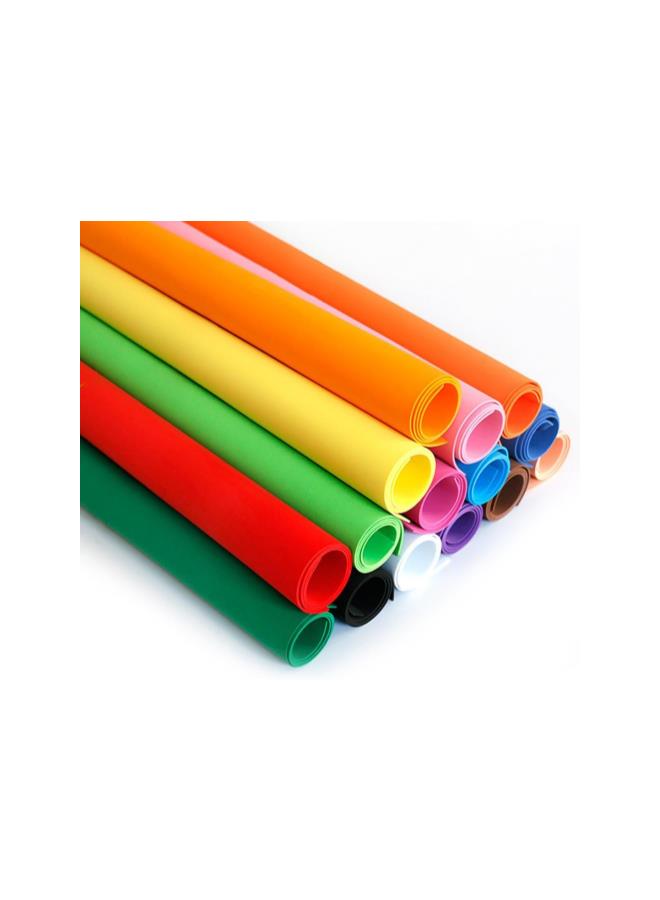 klarako DIY Foam Sheets Paper for DIY Craft Home Decor Assorted Colours Pack of 10  - Image 1