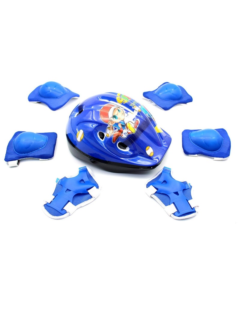 DubaiGallery Adjustable Size Breathable Kids Inline Roller Skates with Safety Gear Set Helmet Knee Elbow Wrist Pads Carry Bag Fun Outdoor Sports Activity for Children Boys and Girls Blade Wheel Skating Shoes  - Image 3
