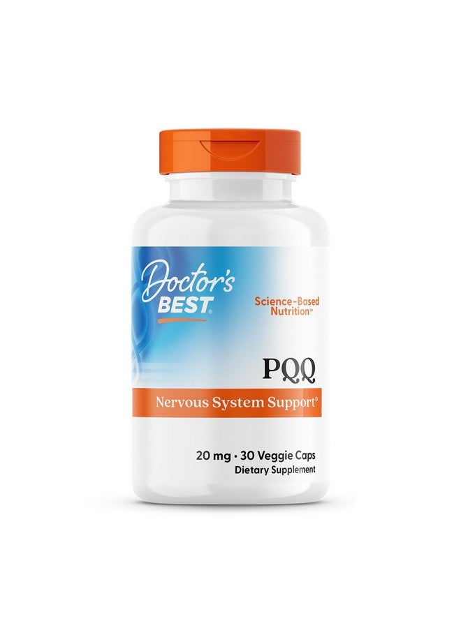 Doctor's Best Doctors Best PQQ with BioPQQ, Nervous System Support, Non-GMO, Gluten Free, Soy Free, Vegan 30 Veggie Caps