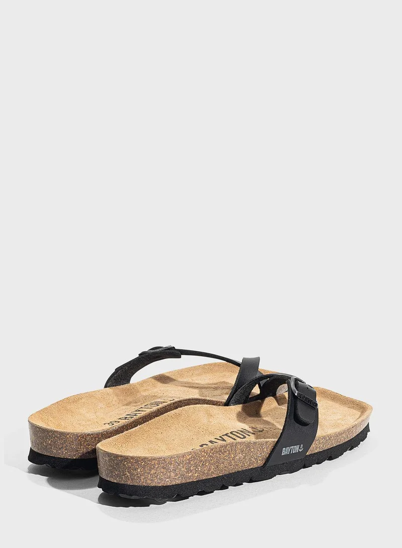 بيتون صندل جينون مزدوج مسطح