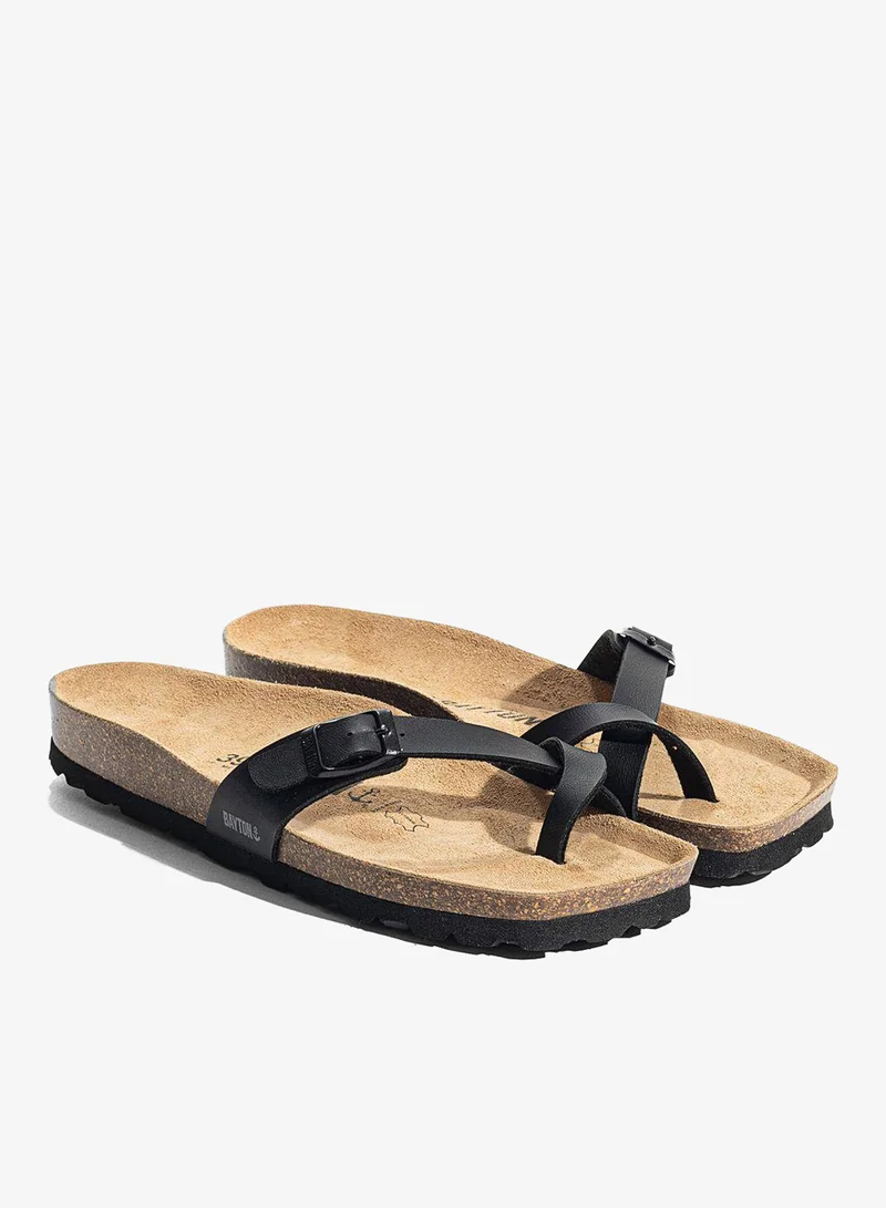 بيتون صندل جينون مزدوج مسطح