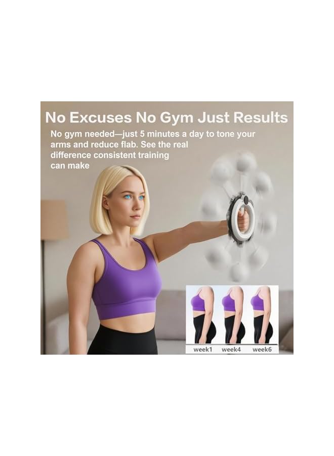 S-TOP 360° Hand-Crank Forearm Trainer, Arm Workout For Men And Women, Chest Trainer,Shoulders Muscle Training Fitness Equipment, Home Equipment Gym Workouts - Image 5