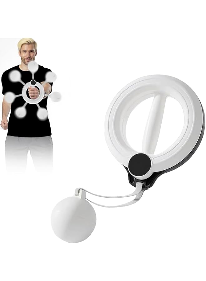 S-TOP 360° Hand-Crank Forearm Trainer, Arm Workout For Men And Women, Chest Trainer,Shoulders Muscle Training Fitness Equipment, Home Equipment Gym Workouts - Image 1