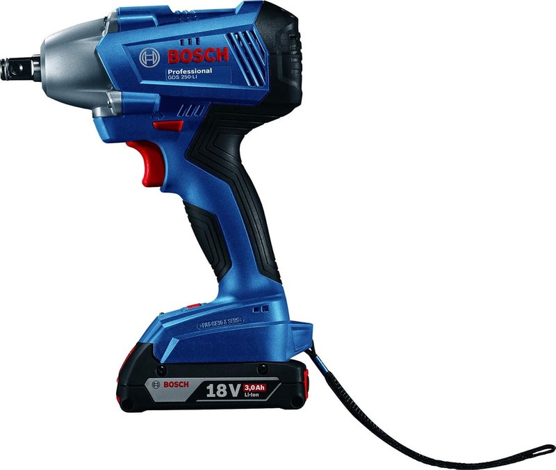 BOSCH Bosch GDS 250 LI Cordless Impact Wrench 250 Nm M10 M18 12 Tool Holder 12 kg 2 x battery GBA 18V 40Ah Quick charger GAL 18V40 1 Year Warranty  - Image 2