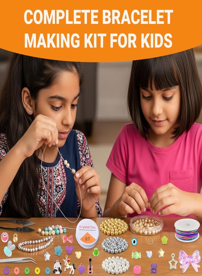 STEMTICS Bracelet Making Kit for Girls Age 12-15 Years Old with Beads and Charms | Stylish Jewellery Birthday Gift Set for Girl Kids 12, 13, 14, 15 Year Old (Loop & Love) - Image 2