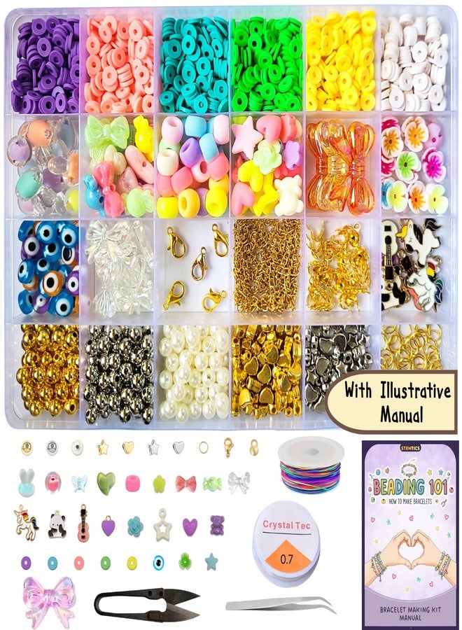 STEMTICS Bracelet Making Kit for Girls Age 12-15 Years Old with Beads and Charms | Stylish Jewellery Birthday Gift Set for Girl Kids 12, 13, 14, 15 Year Old (Loop & Love) - Image 1