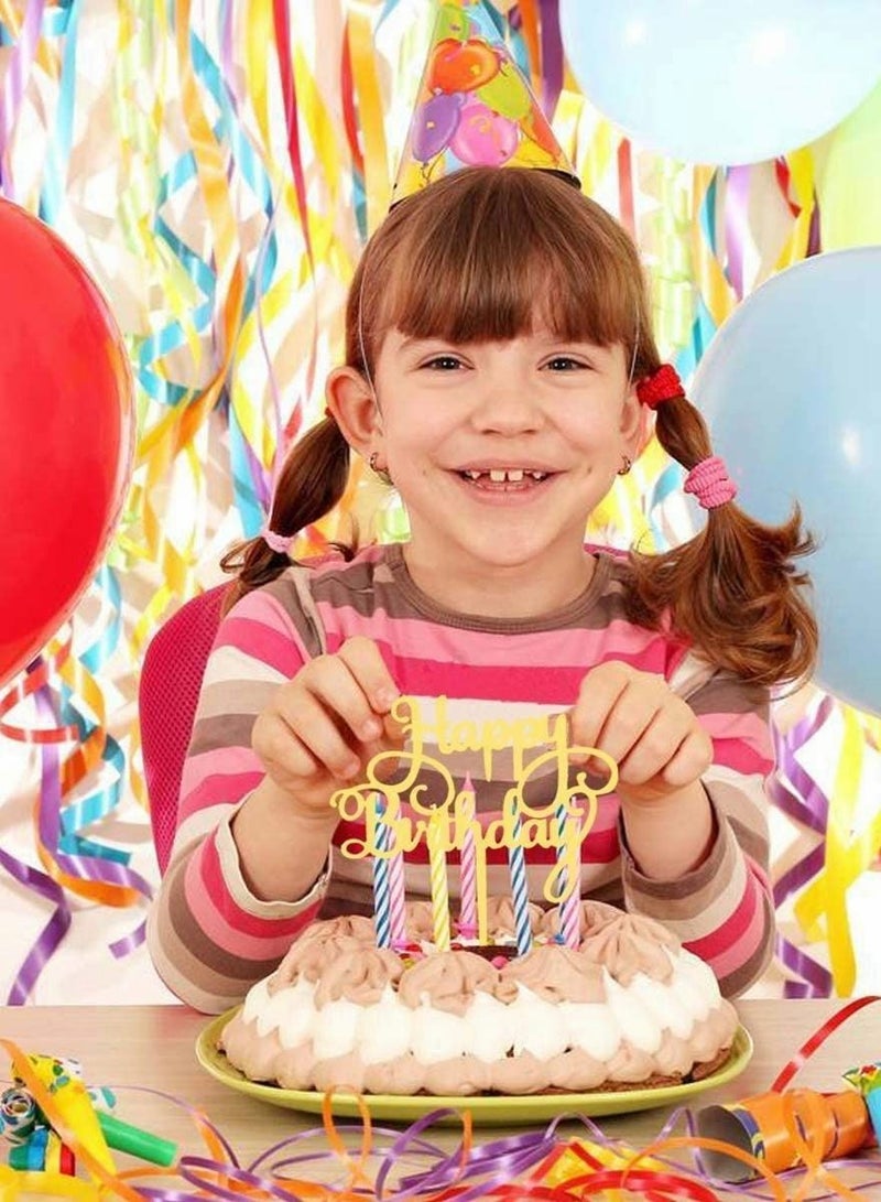 Excefore تاج كعكة عيد ميلاد سعيد، زخارف كعكة عيد الميلاد من الأكريليك اللامع، Picks تاج كب كيك جميلة لحفلة عيد الميلاد - Image 5