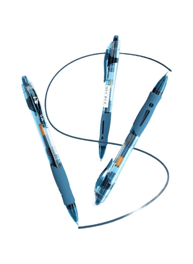 M.G M&G Stationery Gp1008 Retractable Gel Pen, Student 0.5Mm Signature Pen, Business Bullet Tip Pen, Doctor Prescription Pen, Office Supplies, Navy Blue, 12 Pens/Box - Image 2