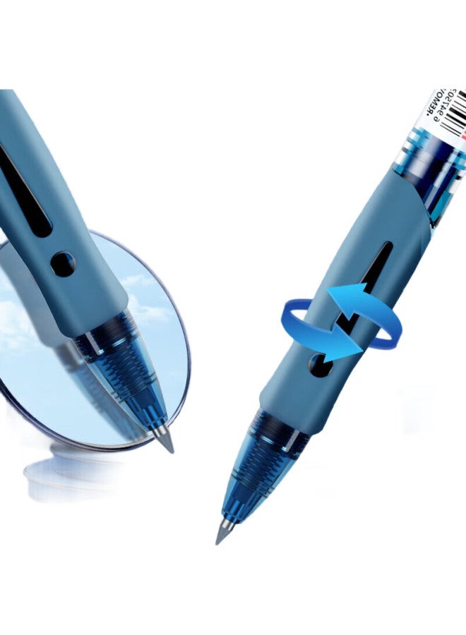 M.G M&G Stationery Gp1008 Retractable Gel Pen, Student 0.5Mm Signature Pen, Business Bullet Tip Pen, Doctor Prescription Pen, Office Supplies, Navy Blue, 12 Pens/Box - Image 3