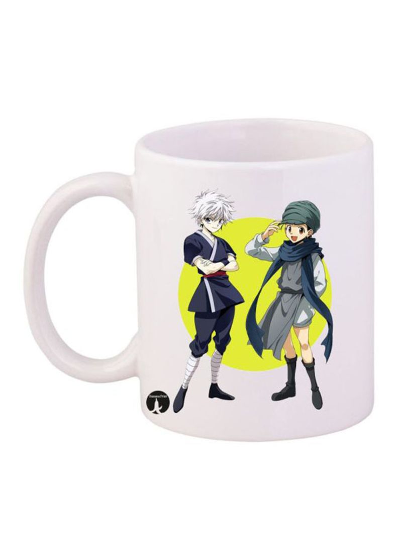 RKN Hunter X Hunter Printed Mug White/Green 12ounce