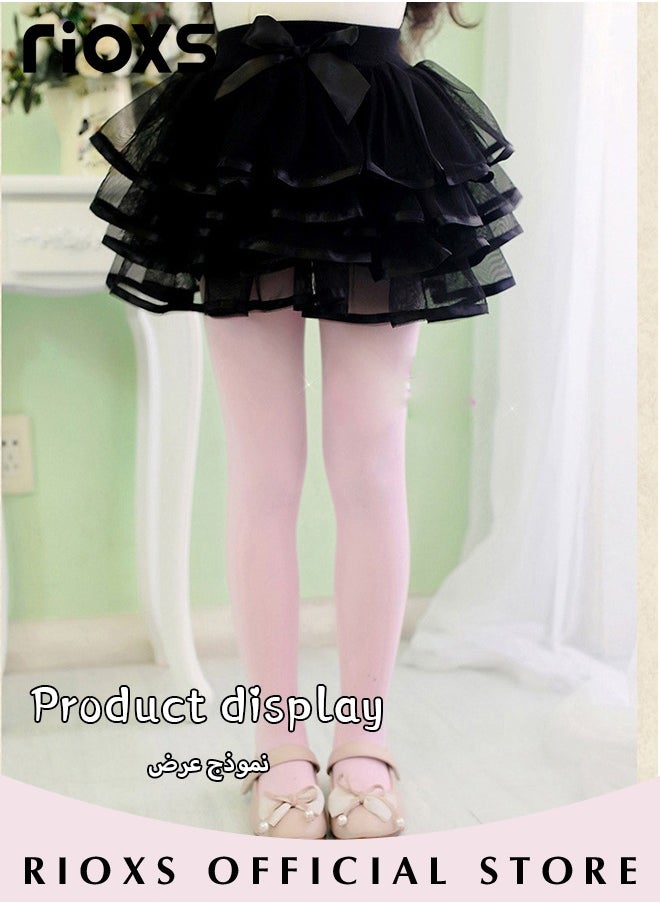 RIOXS Little Girls Tutu Skirt A-Line Layered Tulle Princess Dresses Dance Wear Clothes For Girls  - Image 4