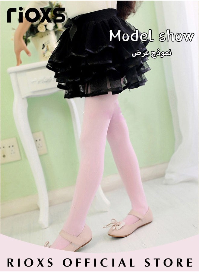 RIOXS Little Girls Tutu Skirt A-Line Layered Tulle Princess Dresses Dance Wear Clothes For Girls  - Image 3