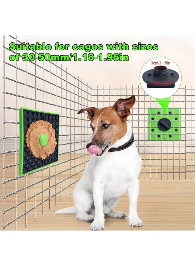 ChengFu Lick Mat for Dogs,Dog Peanut Butter Lick Pads,Dog Slow Food Licking Pad,Crate Training Aids for Puppies Slow Food Licking Pad,Green(1 Pack) - Image 5