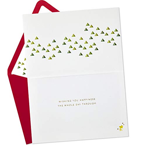 Hallmark Signature Peanuts Fathers Day Card (Snoopy and Woodstock Canoeing) (799FFW2007) - Image 2