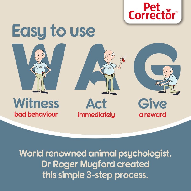 PET CORRECTOR Dog Trainer, 50ml. 2 Pack- Stops Barking, Jumping Up, Place Avoidance, Food Stealing, Dog Fights & Attacks. Help stop unwanted dog behaviour. Easy to use, safe, humane and effective. - Image 3