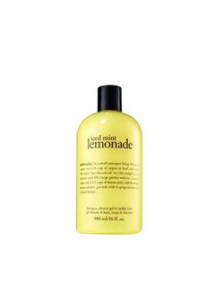 Iced Mint Lemonade Shampoo Shower Gel & Bubble Bath 16 Oz