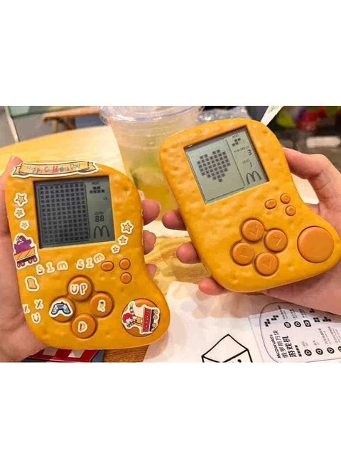 Mcdonald's Tetris-Game Console shape of chicken nugget for kids wtih 2 batteries
