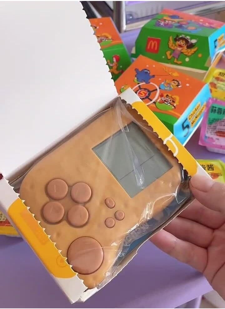 Mcdonald's Tetris-Game Console shape of chicken nugget for kids wtih 2 batteries