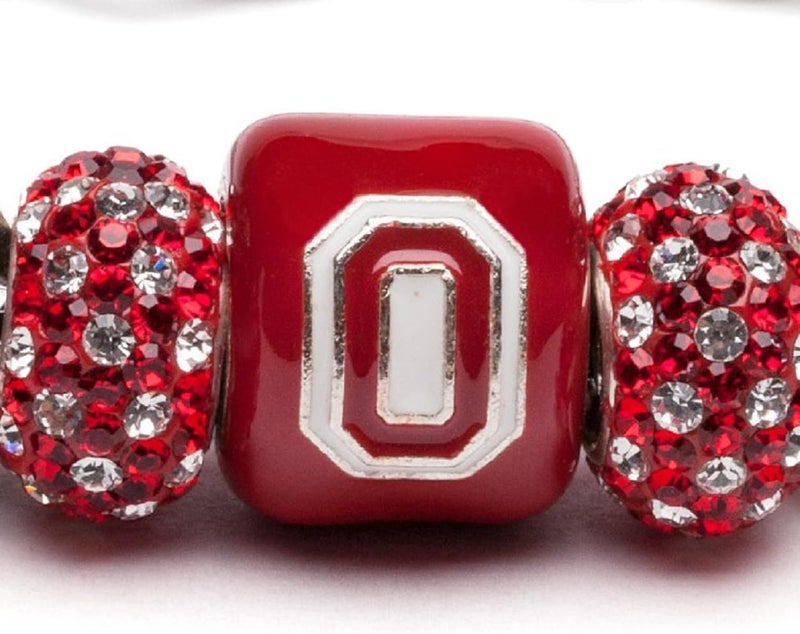 Stone Armory Bead for Charm Ohio – Ohio State University Charm Features Red with Block O – Stainless Steel Compatible with Pandora Bracelets – OSU Jewelry - Gift for Fans & Alumni - Image 5