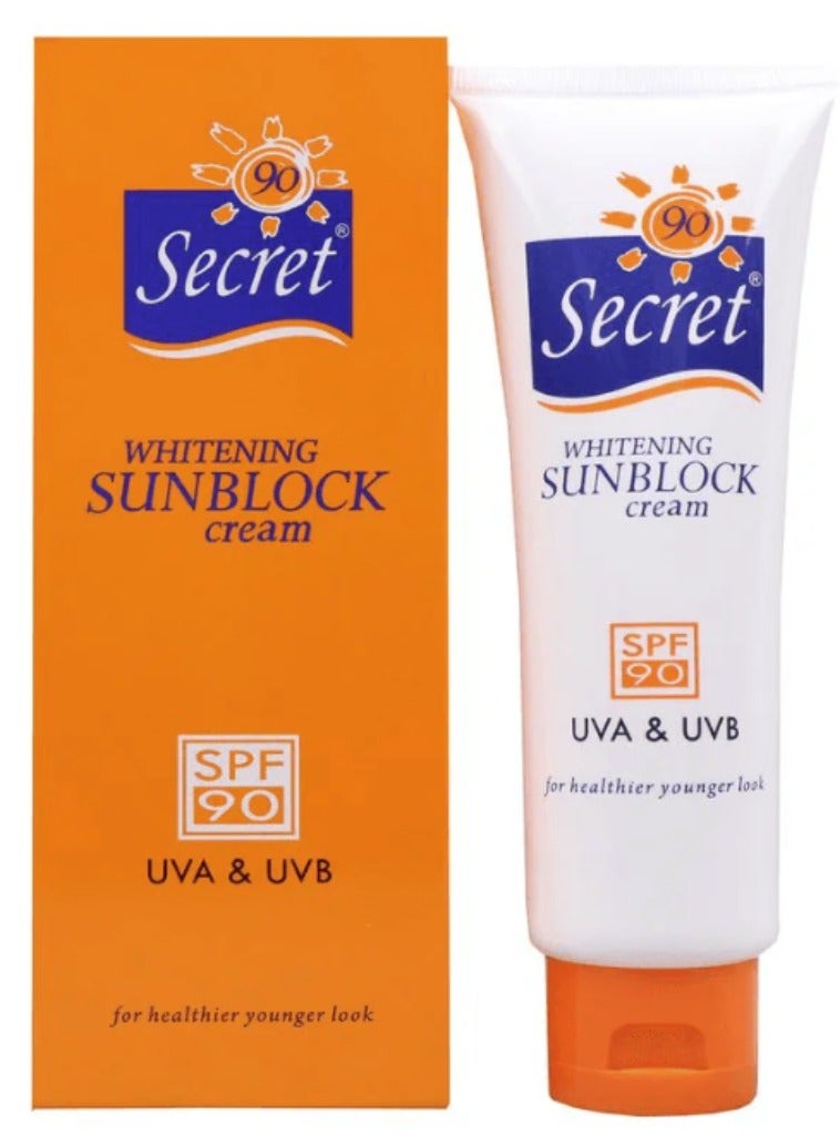 سيكريت وايت كريم تبييض البشرة بعامل حماية من الشمس SPF 90