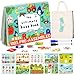 BenBen Busy Book for Toddlers 30 Pages PreAssembled Preschool Learning Activities Montessori Toys for Ages 3 and Up Autism Sensory Toys Kids Educational Activity Book Birthday Gift - Image 2