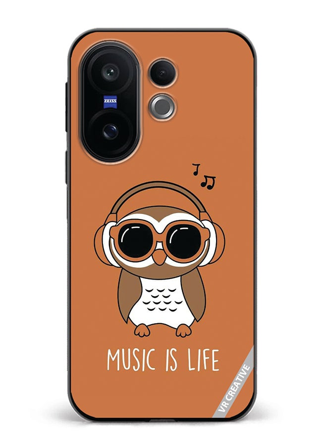 Protective Case Cover For Vivo X200 FE Music Is Life Design Multicolour