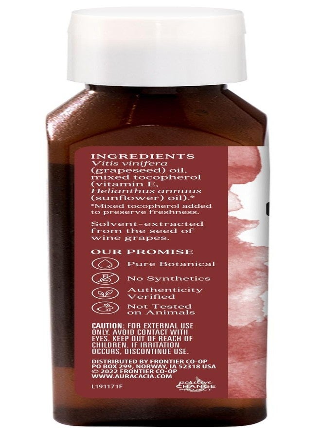 Aura Cacia Grapeseed Skin Care Oil | GC/MS Tested for Purity | 118ml (4 fl. oz.) - Image 2