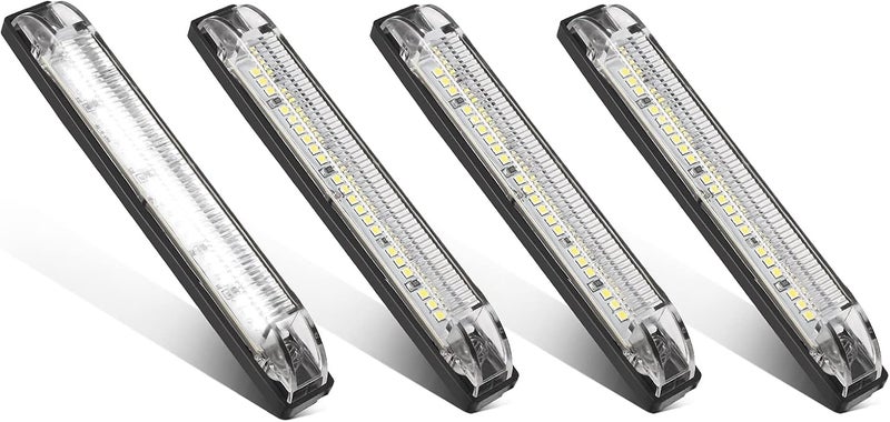 Partsam 4x 6 Inch White LED Utility Strip Lights - Image 1