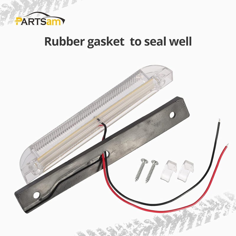 Partsam 4x 6 Inch White LED Utility Strip Lights - Image 5