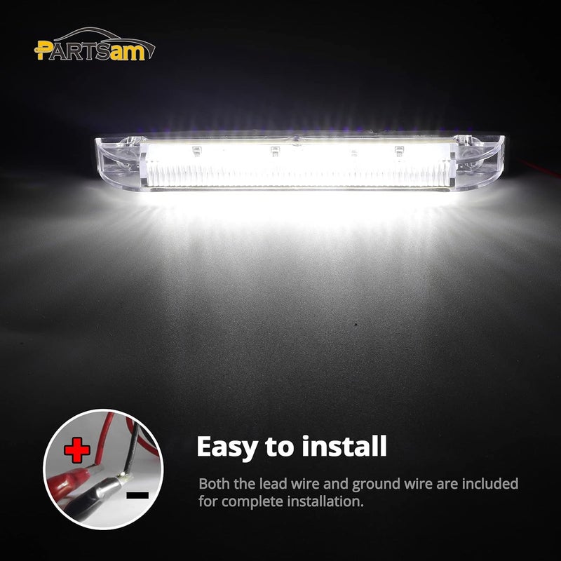 Partsam 4x 6 Inch White LED Utility Strip Lights - Image 3