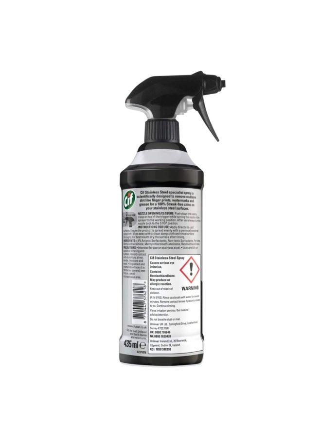 سى اى اف سي آي إف منظف الفولاذ المقاوم للصدأ بيرفكت فينيش من سي آي إف | يزيل الأوساخ الصعبة 435 مل (عبوة من 1) - Image 2