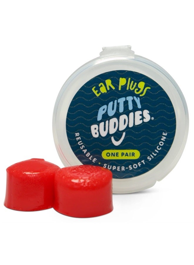 Putty Buddies Buddies Original Swimming Earplugs, 3-Pair Pack (Red/Blue/Yellow) - Image 5
