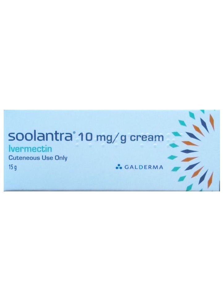 GALDERMA - Galderma Soolantra Ivermectin Cream, 10mg, 15gm - Image 1