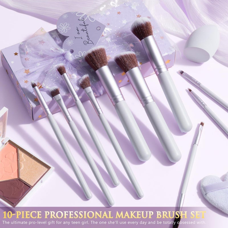 Qinline Teen Girl Gifts Trendy Stuff, 10 Positive Affirmation Cards & Empowering Challenges to Unlock 10 Wrapped Makeup Gift Set Motivational Birthday Easter Egg Stuffers Gift Basket for Tween & Teenage Girls - Image 5