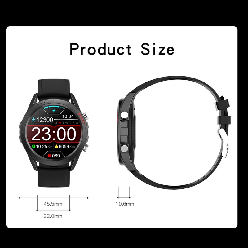Smart Watch: 1.32" IPS True Color Screen, IP68 Waterproof, Ultra-thin Silver Wristwatch - Exquisite Metal Craft, Health Monitor for Daily Use Sports Enthusiasts - Image 3