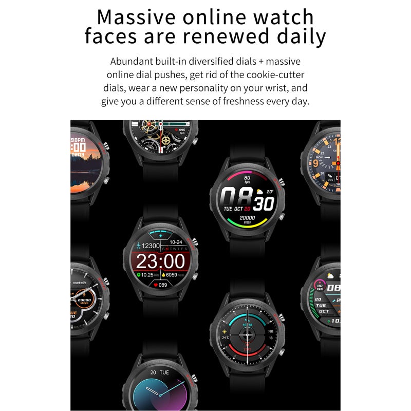 Smart Watch: 1.32" IPS True Color Screen, IP68 Waterproof, Ultra-thin Silver Wristwatch - Exquisite Metal Craft, Health Monitor for Daily Use Sports Enthusiasts - Image 5