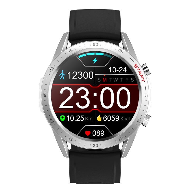 Smart Watch: 1.32" IPS True Color Screen, IP68 Waterproof, Ultra-thin Silver Wristwatch - Exquisite Metal Craft, Health Monitor for Daily Use Sports Enthusiasts - Image 1