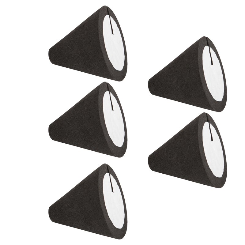 Bstinay Electronic Drum Piezo Trigger Cone Parts 138 x 146 Inch Black Pack of 5 - Image 2
