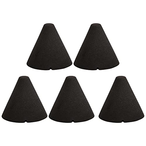 Bstinay Electronic Drum Piezo Trigger Cone Parts 138 x 146 Inch Black Pack of 5 - Image 3