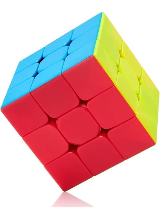First Choice مكعب ذكاء وتحدي سريع 3×3 ذو دوران ناعم من فيرست تشويس  قطعة واحدة بألوان مدمجة زاهية - Image 1