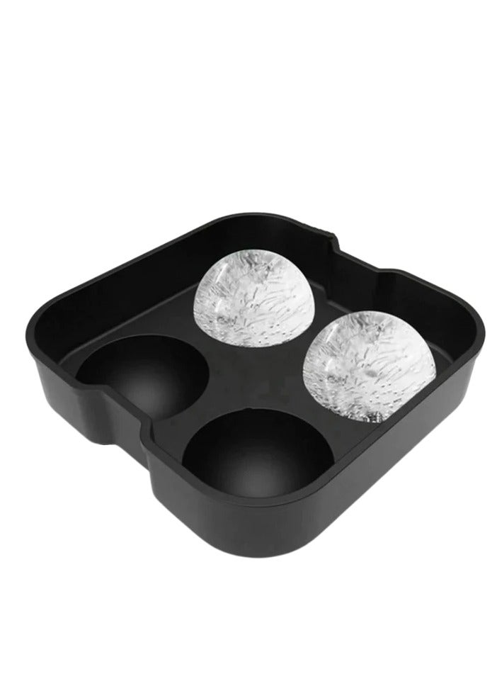 Vitacelli Ice Ball Maker – Novelty Food-Grade Silicone Ice Mold Tray With 4 X 4.5cm Ball  - Image 3