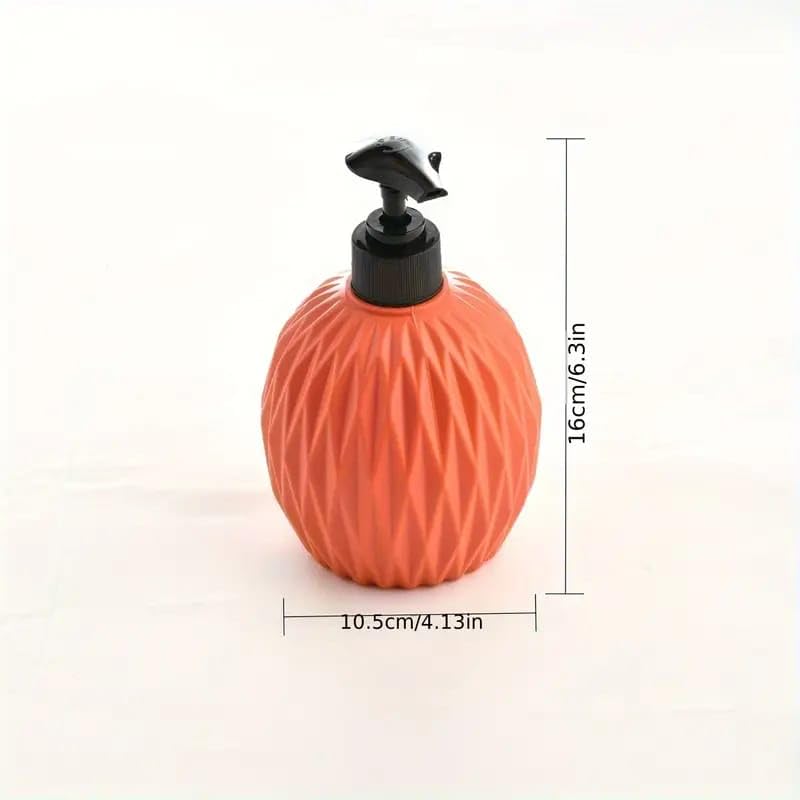 BENAVJI Outdoor Living Dimond Cut Design Liquid Soap Dispenser, 300ml, Multipurpose Refillable Plastic Pump for Hand Wash, Dish Wash, Shampoo, Kitchen, Bathroom, and Household Use - Image 5